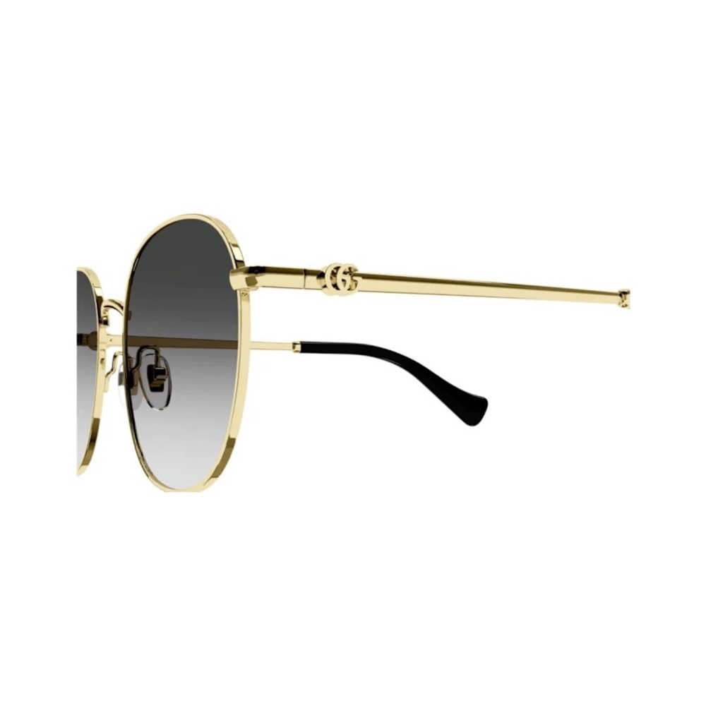 Gucci GG1142S Gold and Black Round Sunglasses women GG - Picture 7 of 16